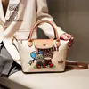 Nova Bolsa de Mão Versátil e Estilosa da Fábrica Fonte Beibao, Bolsa Pequena Leve com Bloqueio de Cores para Ombro e Transversal