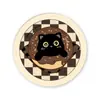 Tapete Redondo Pequeno de Desenho Animado Tapete Isolante Porta-Copo Simples Fofo Tapete Antiderrapante Tapete para Panela de Cozinha Fábrica Atacado