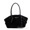 Bolsas de Felpa para Otoño e Invierno Bolsos de Hombro Individuales Peludos Elegantes para Mujer 2026 Nuevo Bolso de Mano Tote Bolso Peludo