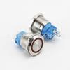 Interruptor de botón metálico de 16 mm con autobloqueo/reinicio, luz de inicio redonda y botón de alta potencia de línea.