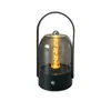 Luminária de Mesa Portátil LED para Corda, para Uso Externo Transfronteiriço, Recarregável, Controle por Toque, Tendência para Acampamento, Jantar, Bar, Simples, Regulável, Luz de Ambiente Noturna