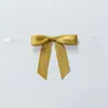 Lazo de seda terminado con cintas largas, diadema de cinta, pendientes, accesorios de ropa, tocados, accesorios, adorno para repostería, hilo dorado