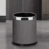 Lixeira para Uso Doméstico, Sala de Estar, Cozinha de Luxo Leve, Tamanho Grande, Quarto, Camada Dupla, Design Simples, Banheiro, Banheiro, Alto Valor Estético