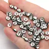 Accesorios para Joyería DIY Anillo de Taladro de Color Pulsera de Cuentas con Pedrería Anillo Espaciador de Diamantes Rueda Anillo 6mmV109