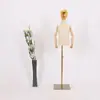 Maniquí de Media Figura para Niños con Diadema y Manos para Escaparate, Adecuado para Tienda de Ropa de Niños y Niñas, Soporte de Maniquí