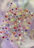 Adesivos para Nail Art com Padrão de Formiga Adesivos para Nail Art com Flores Secas em Relevo Fabricante Direto Decorações para Nail Art de Flores da Primavera Atacado Yt8251