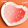 Materiales para Pulseras DIY Resina que Cambia de Color con Luz UV Imitación Ojo de Gato Cuentas Redondas Cuentas Sueltas Accesorios para Joyería Hecha a Mano con Cuentas