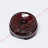 Base de Madera Bola de Cristal Artesanía Adorno Accesorio Bola Redonda Forma de Calabaza Soporte de Madera Monocapa Rojo