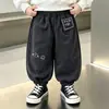 Pantalones para Niños 2026 Nuevo Otoño Dibujos Animados Infantiles Sueltos Largos Pantalones de Chándal Primavera Otoño Versátil Ropa de Abrigo Pantalones Casuales Modernos