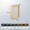 Caja de Exhibición Hecha a Mano DIY para Plantas Caja de Espécimenes de Mariposas Caja de Espécimenes de Insectos de Pino Marco de Madera Maciza de Madera