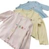 Cárdigan de punto de otoño para niña Estilo occidental Más fácil de combinar Para niños de jardín de infantes Chaqueta Más fácil de combinar Estilo nuevo 2024