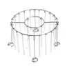 Parrilla para Barbacoa para 24 Brochetas a la Vez, Parrilla Freidora de Aire de Acero Inoxidable 304, Soporte Vertical para Brochetas de Barbacoa, Parrilla Vertical