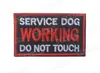 Perro de Servicio Perro de Rescate Médico Ropa para Perros Bolsa Sello Parche Táctico de Moral Adecuado para Gorra Bolsa Chaleco etc