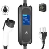 Estação de Carregamento Portátil para Veículos Elétricos Padrão Americano Tipo 1 Carregador AC Doméstico 16A 3.5Kw com Capacidade Wifi