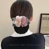 Malla para el Cabello de Niña Recogido de Baile Bolsillo Invisible para el Cabello de Niña Tocado de Flor Cabeza de Bola Accesorios Fijos para el Cabello Accesorios para el Cabello de Niñas