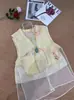 Verano 2026 Nuevo Estilo Chino Ropa para Mujer Jacquard de Rayón Brocado Brillante Chaleco Top de Lujo sin Mangas Retro