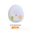 Juego de Vajilla de Plato y Tazón de Conejo de Dibujos Animados para Uso en Casa, Plato Plano Estilo Occidental en Relieve, Plato Cerámico Ceremonial para Desayuno, Lujo Ligero