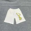 Pantalones Cortos Deportivos Casuales de Malla con Cordón y Estampado de Logo Francés Clásico Pintado a Mano Alcatraz