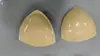 Ropa Íntima Transfronteriza Almohadilla de Silicona para Senos Inserto Triángulo Puntiagudo Cepillado de Doble Cara Engrosado Autoadhesivo Parche para Senos de Bikini Invisible y Más Grande