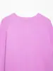 Ropa de Mujer de Venta Caliente de Primavera de Comercio Exterior de Amazon Transfronterizo, Suéter de Punto de Cuello V Estilo Suave, Jersey Rosa Holgado, Top Versátil