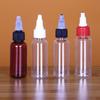 Botellas de Plástico para Exprimir de 60 ml a 500 ml con Tapa de Gel y Boquilla Puntiaguda Botellas Dispensadoras de Color Pigmento Esencia