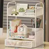 Estantería de Escritorio Estante de Almacenamiento de Oficina Organizador de Escritorio Simple para el Hogar Estante Pequeño para Escritorio Artículo Popular Transfronterizo