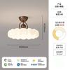 [Uau] Nova Luminária de Teto 2025, Estilo Medieval Creme Quarto Principal, Quarto de Princesa, Lustre com Proteção para os Olhos de Pena para Estudo