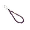 Amethyst Phone Lanyard Pulseira de Pulso Fina Bolsa Acessório para Capa de Celular Corrente de Celular Wristlet Contas Transfronteiriço