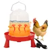 Nuevo modelo de dispensador de agua con calefacción colgante para exportación de comercio exterior para pollos, patos y gansos, se puede calentar y colgar
