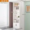 Estante de Chão Estante Simples para Livros Infantis Armário de Armazenamento para Sala de Estar de Casa Janela Saliente Armário de Armazenamento para Exposição