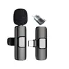 [Fábrica de origen en stock] Micrófono de clip de collar inalámbrico K1 plug-and-play con reducción de ruido inteligente, micrófono de clip de collar para transmisión en vivo