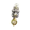 Alas de Oro Latón Pájaro Dapeng Moda Retro Combinable Llavero Colgante para Hombre y Mujer Accesorios Wen para Jugar Colgante Creativo Divertido