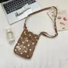 510311 Nova Bolsa Fofa, Bolsa de Ombro Casual Versátil, Bolsa Leve para Celular para Saídas de Estudante, Bolsa Transversal