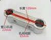 Accesorios para puerta retráctil eléctrica, hebilla de conexión de cabeza de acero inoxidable para puerta eléctrica, sujetador de conexión de cabeza extendida 22/120