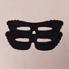 Tecido de Máscara Facial Seca Descartável de Carvão de Bambu Preto Personalizado pelo Fabricante para Salão de Beleza com Cuidado de Partição Papel de Máscara Facial Seca Descartável
