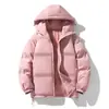 Casaco de algodão acolchoado para casal, masculino, inverno, solto, casual, com capuz, para todos os tipos de combinações, casaco de algodão acolchoado quente e espesso para homens