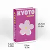 Estilo de Viagem Simples Nórdico Livro Falso Dobrável Livro de Simulação Adereços para Fotos Decoração de Fundo para Fotografia de Alimentos Ornamentos