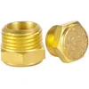 Silenciador plano de cobre 1 min -1 pulgada componente neumático válvula solenoide silencioso