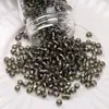 Cuentas de arroz de vidrio de alta calidad Oscuro Oscuro Cuentas redondas DIY Hecho a mano Casero Accesorios para collar pulsera con cuentas