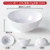 Bandeja retangular de melamina com divisórias para fast food, uso comercial em refeitórios escolares e fábricas, conjunto de louças retangular de seis compartimentos, imitação de porcelana, espessada
