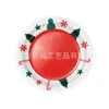 Conjunto de Louça de Mesa para Festa de Natal Boneco de Neve Desenho Animado Árvore de Natal Floco de Neve Pratos de Papel Copos de Papel Guardanapos de Papel Suprimentos para Festa de Feriado