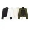 Roupas Femininas Europeias e Americanas Transfronteiriças Outono 2026 Retrô Versátil Gola Alta Jaqueta Curta de Botão D63554 AliExpress