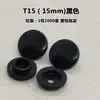 Botones de Presión de Plástico Grandes y Coloridos para Ropa de Trabajo, 14 mm, 15 mm, 12 mm, Superficie Mate y Brillante
