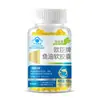 Marca Meilinkang Calcio Vitamina D Vitamina K Cápsulas Blandas Aceite de Pescado Cápsulas de Coenzima Sombrero Azul Alimento Saludable Etiqueta Privada