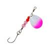 Señuelo lentejuelas 2.2g lentejuelas giratorias compuestas color pico Trucha anzuelo sencillo cebo cebo falso