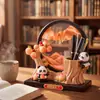 Flores de Durazno y Ciruelo Por Todo el Mundo Día del Maestro Panda Portalápices Creativo de Alto Valor Decoración de Escritorio de Oficina Regalo para Estudiante