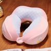 Almohada de U con Joroba Dibujo Animado Frijol de Hielo Almohada para Cuello Almohada para Siesta en la Oficina Almohada de Cuello para Viaje Tela Súper Suave Almohada Cervical