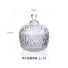 Pote de Doces de Vidro Criativo, Armazenamento de Joias, Tigela Desmagnetizadora de Cristal, Suporte para Velas, Copo de Aromaterapia, Copo para Velas, Pote de Armazenamento Céu Estrelado
