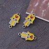 Amazon Moda pulseira de metal estilo nacional de Palmeira joias acessórios diy joias de liga com óleo pingado acessórios