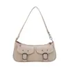 Bolso de un solo hombro moda personalidad para el trabajo bolso de axila nuevo moderno genial bolso de motocicleta diseño de nicho bolso cruzado de un solo hombro mujer